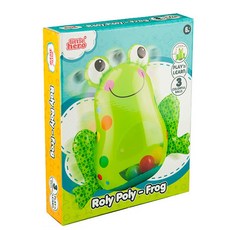 비닐 오뚝이장난감 개구리 공기주입 균형잡기 오뚜기 호기심 시각자극 어린이집, 1개, 그린