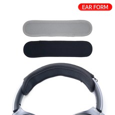 이어폼 매쉬형 헤드셋 밴드 헤드폰 커버 헤드 쿠션, 블랙(소형) H914
