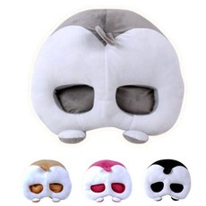 USB온열제품 강아지 궁뎅이 USB 보온 온열 발난로 실내화, 베이지