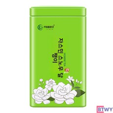 1+1 자스민 차 세트 선물용 프리미엄 꽃차 광시성 헝현 산지 직송 스노우 스파이럴 차 잎 일상용 추출 차 달콤한 꽃 향기 높은 등급 산지 직송 공장 직접 가격-BTWY, 250g[캔]