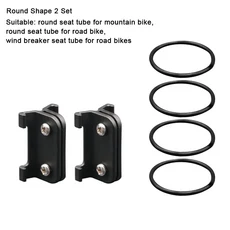 자전거 철인 3 종 경기 레이싱 번호판 마운트 홀더 산악 도로 자전거 커스텀 카드 브래킷 레이싱 레이스 카, 4)Round Shape 2 Set, 1개