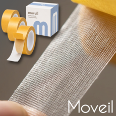 모브아일 자국없는 초강력 투명 만능 양면 테이프 고접착 30mm*5M, 3개, MOV옐로우