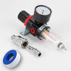 머니레드 구리필터 에어컴프레서 에어필터 수분제거 압력조절, 1개, 본품(배터리없음)