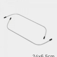 퀼트스타 [패턴증정]사다리꼴 휠 프레임_24*6.5cm, 실버, 1세트