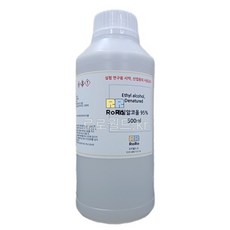 에탄올 에틸알콜 95% 500ml 에틸알코올 시약 화공약품