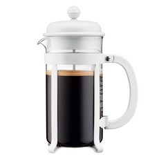 Bodum FBA_1908-913 자바 프렌치 프레스 커피 메이커 8컵 1리터 1리터(34온스) 화이트
