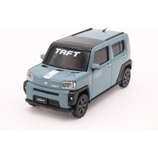 다이하츠 하츠네 미쿠 TAFT 터프트 미니카 스티커 1/32 풀백 레이크 블루 메탈릭 136x84x66mm