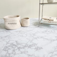 로즈로사 1평기준 현관 베란다 데코타일 본드식 바닥재 정사각 50*50, 1개, 본드타입 9228