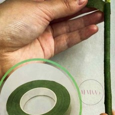 플로랄테이프 라이트그린 자연색 플라워 꽃다발포장 조화제작, 1개