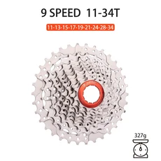 ZTTO MTB 로드 바이크 카세트 8 9 10 11/12 속도 25T 28T/30T/32T/34T/36T 스프로킷 K7 자전거 프리휠, 12 9S 34T MTB, 12) 9S-34T MTB