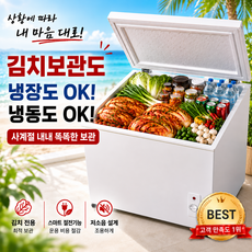 신선가온 실속있는 미니김치냉장고 김치냉장고 김치 소형 스탠드 뚜껑형 원룸 기숙사 냉장 냉동, 138 모델/68L