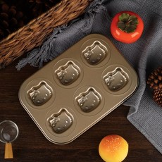 헬로 키티 마들렌틀 베이킹 틀 키티틀 몰드 6구, 1개