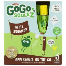 고고 스퀴즈 애플 시나몬 12.7온스 (6개 팩) GoGo Squeeze Apple Cinnamon 12.7-ounces (Pack of 6), 360g, 1개