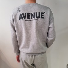 상상그이상 여성용 국내제작 남성 애비뉴 기모 맨투맨 빅사이즈 깔끔한 영문 레터링 포인트 부드럽고 따뜻한 특양면소재 가성비좋은 남녀공용 커플 맨투맨