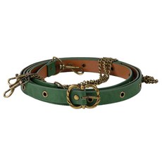 중세 기사 스타일 체인 벨트 PU 가죽 레트로 패션 롤플레이 액세서리, Green B