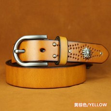 頭層真皮鉚釘皮帶