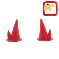 알탱고 [드래곤 쌍뿔] 헬멧 부착형 레포츠용 선물용, 레드