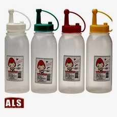 원타임 누드 케찹병 겨자병 식초병 대형 500ml 꿀통 오일병 소스병