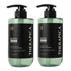 테라피카 비오틴 탈모샴푸 두피케어 맥주효모 더블임팩트, 1개, 500ml