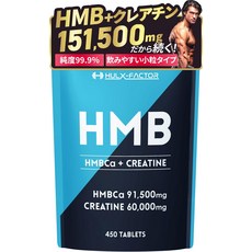 HMB 151500mg 450 크레아틴 모노 하이드레이트 헐크 팩터 마리 국내 제조 근육, 1개, 450정