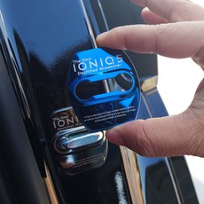 [비브랜드] 미드미 도어스트라이커 커버 몰딩 가드 도어락 튜닝 악세사리 용품 아이오닉5 24년형 호환, 블루