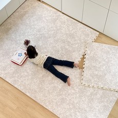 우오우 두께 3cm 층간소음방지 PE퍼즐매트 50x50cm 4장, 그레이마블, 4개