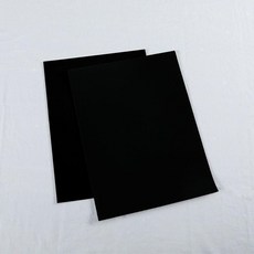 黑色自粘絨布 1.2MM 厚 背膠植絨布 汽車櫃檯首飾盒裝飾, 1個, 30釐米*20釐米 小塊兩張, 黑色