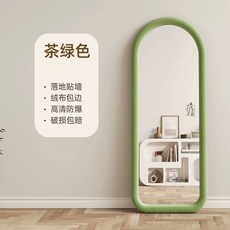 옷가게 거울 엔틱 물결 현관 엔틱전신거울 대형 벽부착 드레스룸 전신거울 포토존, B. 다크그린 150x40 벽걸이형벽걸이형