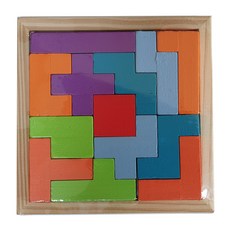 IQPLUS 펜토미노/ 테트리스 원목펜토미노 보드게임 초등수학창의력교구 퍼즐 유치원 어린이선물, 원목펜토미노(정규격 소), 13피스, 1개