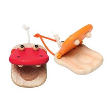 악기놀이 원목 하마 캐스터네츠 방과후수업 어린이집 청각