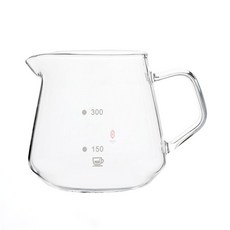 백스커머스 내열유리 핸드드립 커피서버 300ml 카페서버