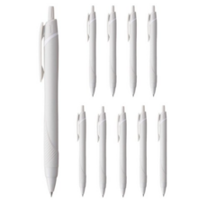 유니 제트스트림 소프트 컬러 볼펜 블랙잉크 0.38mm, 라이트그레이, 10개