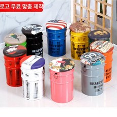 깡통 의자 수납드럼통 빈티지 1개 고깃집, 쿠션 연결 버킷 위에 문의