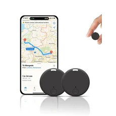 2pcs 자동차 차량 추적 분실 방지 로케이터 차량용 미니 GPS 트래커 시스템 용 추적기, Bla, 1개