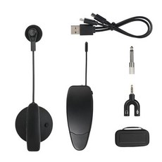 악기 연주용 공연용 마이크 색소폰 드럼 바이올린 YARMEE UHF 기타 용 무선 비올라 첼로 만돌린 휴대용 폼, Sucker Type, 02 Sucker Type, 1개