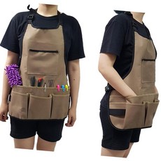 TW 작업용 주머니 앞치마 공예 멀티 다기능 앞치마 포켓 미술