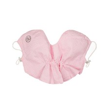 格紋印花高爾夫面罩, 粉色
