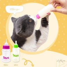 애견 애묘 젖병 아기고양이젖병소형, 60ml, 1개