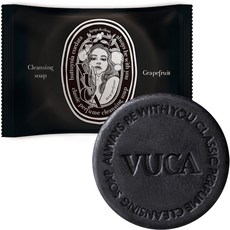 뷰카 클래식 어성초 블랙 차콜 클렌징 비누 레몬버베나, 100g, 2개입