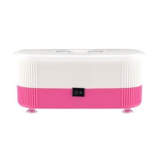 超聲波眼鏡清洗機，多功能小型家鏡架珠寶手錶清洗, 1個, 粉