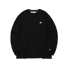 Lee 리 박스 로고 긴팔 티셔츠 블랙