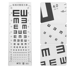 Rosenbaum-포켓 아이 월 데칼 체크 차트 악기 레터 시력, 01 As Shown, 01 68.5X24.5CM