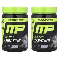 머슬팜 셀렉트 크레아틴 언플래버드 300 g MusclePharm Select Creatine Unflavored 300g, 2개