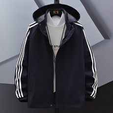 三條槓防風連帽外套 可拆帽子 防潑水機車外套