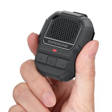 SUPERONE 【2026 업그레이드】 웨어러블 블루투스 스피커 클립 온【15시간 더 긴 재생 시간 및 HD 사운드】 휴대용 작업 현장 스피커 핸즈프리 통화를 위한 내장 마이, SUPERONE 【2026 업그레이드】 웨어러블 블루투