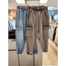 유솔 주니어 동아쇼핑점 아동공용 카고 조거 데님팬츠 ULTJ24101