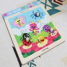 원목 꼭지퍼즐 곤충 손잡이퍼즐 베이비퍼즐 목각퍼즐ryu8+9hfW