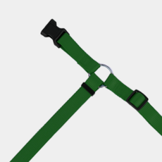 하웃 차량용 자동차 반려동물 강아지 안전 벨트, 그린, 1개, 헤드레스트형