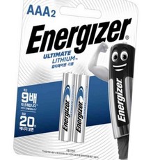 꼬미얌 리튬 건전지 AAA L92BP2 2개입 일회용건전지