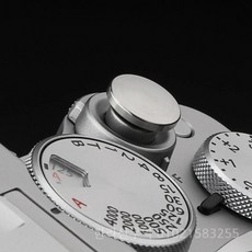 Haoge 카메라 셔터 릴리즈 Leica Q3/Q3-43/D-Lux 8/M9/M10/M11/M11-P M/M-10P/M9-P/M 유형 240/m262 용 오목 표면 빨간색, Convex Silver, China Mainland